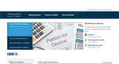 Desktop Screenshot of divorcenet.com